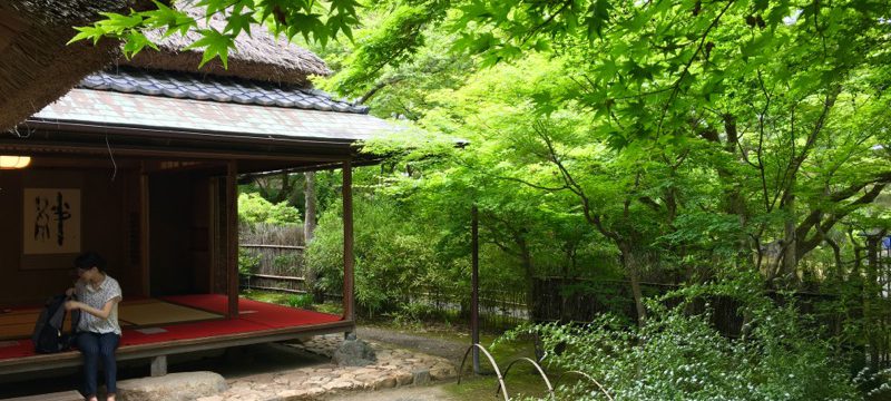 天龍寺の宝厳厳院の茶席