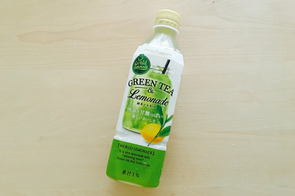 緑茶レモン新商品 ポッカサッポロ 緑茶レモネード 飲んでみた 茶活 Chakatsu