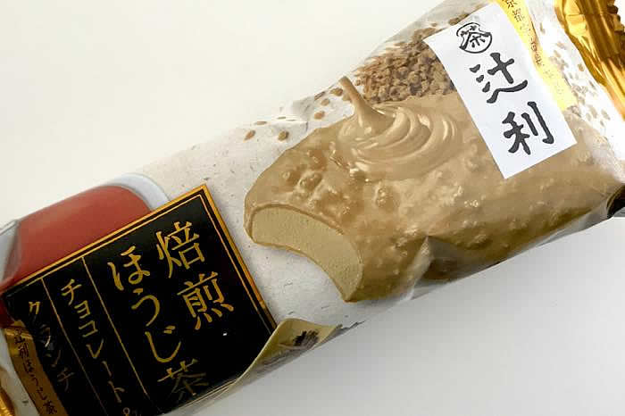 明治 辻利 焙煎ほうじ茶チョコレート クランチ 食べてみた 辻利アイスシリーズ 茶活 Chakatsu